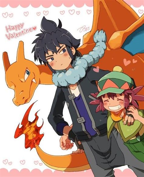 Alain Marion And Charizard ♡ I Give Good Credit To Whoever Made This Pokemon Đang Yêu Sinh đôi
