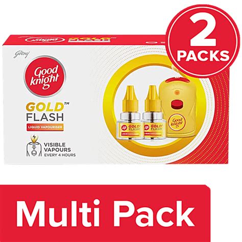 Buy Good Knight Gold Flash Liquid Vapouriser Mosquito Repellent Combo