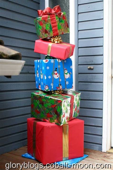Stacked Gifts Outdoor Decoration Contact Paper Might Work W Duck
