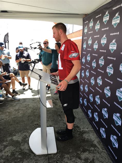Jeff Skversky 6abc on Twitter: "Carson Wentz says he does NOT sense
