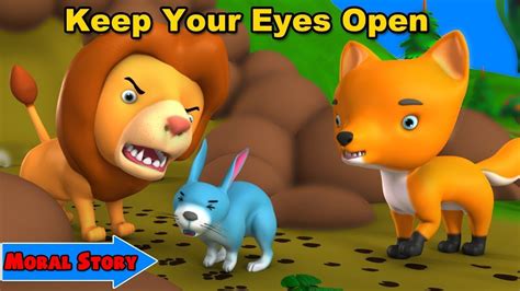 Lion And Fox Moral Story Best 3d Animated English Moral Stories