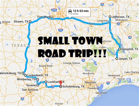 Texas Small Towns Map Alaine Leonelle
