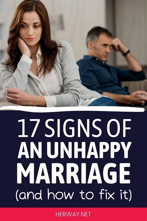 17 Signs Of An Unhappy Marriage And How To Fix It In 2021 Unhappy Marriage How To Improve