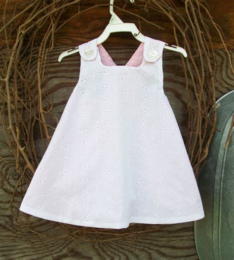 Baby Dress With Bloomers Size 12 Months 96 Months Reversible For