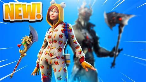New fortnite battle royale onesies featuring durrr burger, v bucks, loot llama, and the bubble. *NEW* FORTNITE SKINS + COSMETICS! FORTNITE "ONESIE" SKIN ...