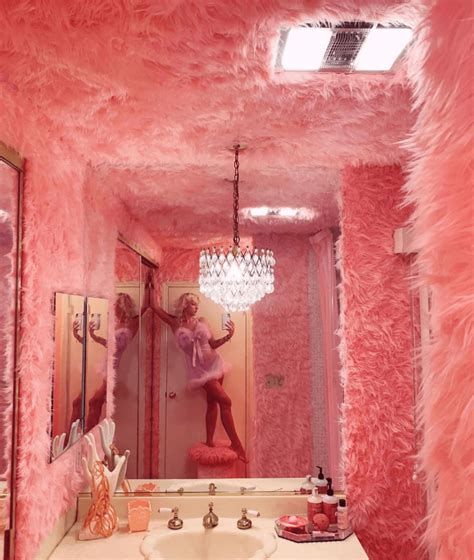 Fur Covered Walls Google Search Retro Interior Design Pink Room Aesthetic Room Decor