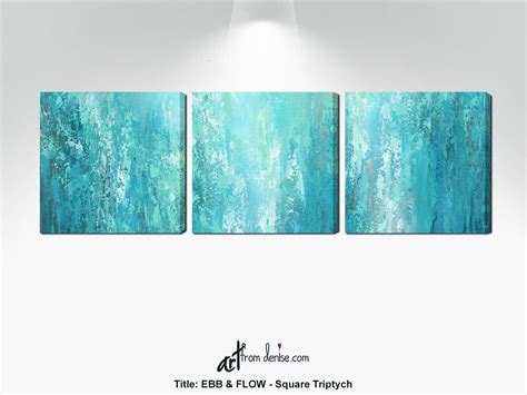 For example, photo wall art or canvas wall art that's in a landscape position will look better over a couch or bed, while portraits tend to look nice on narrower walls, such another popular spot to hang wall art is over a fireplace, so to do this make sure the piece sits three to six inches above the mantel. 3 piece wall art canvas abstract, Multi panel teal wall ...