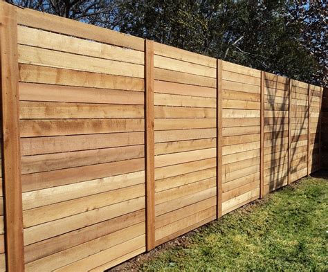 Horizontal Wood Fences A Better Fence Company Horizontal Fences