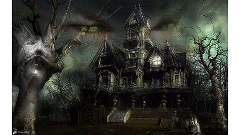 spooky house wallpapers wallpaper cave