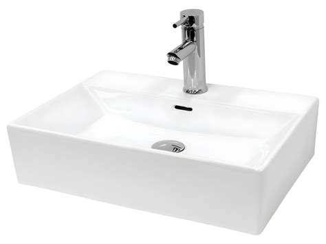 Lavabo In Ceramica Bianca Con Scarico A Scomparsa Per Bagno Ecd Germany