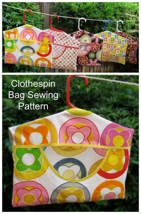 Clothes Pin Or Peg Bag Sewing Pattern Sew Modern Bags