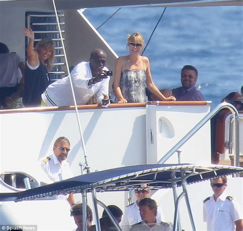 Sharing snaps from her evening, the blonde beauty looked show stopping and implied that she danced the night away as she posted a playful photo with dirty feet. Inside Heidi Klum and Seal's luxury love boat Indian ...