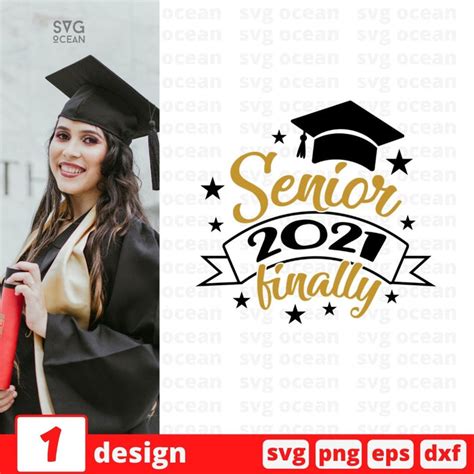 Free Graduation SVG Cut File vector for instant download - Svg Ocean