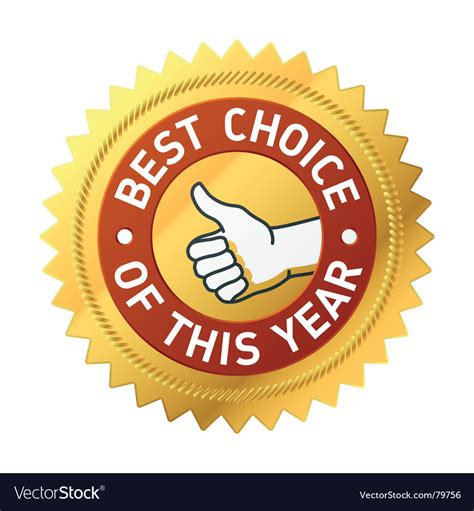 Best Choice Label Royalty Free Vector Image Vectorstock