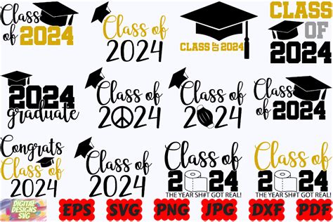 Class Of 2024 Svg Graduation 2024 Svg Graphic By