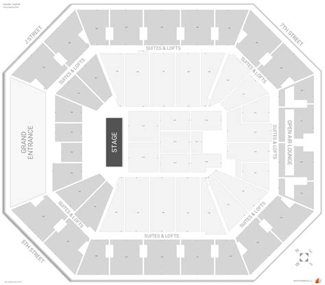 Golden One Center Seating Chart For Concerts Elcho Table