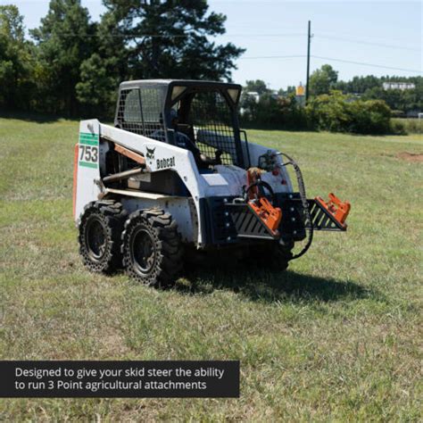 Titan Attachments Skid Steer To Pto Adapter Category 1 3 Point Hitch