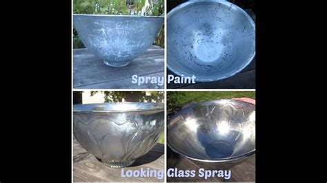 Mercury Glass Spray Painting Looking Glass Spray How To Dos And Don Ts Youtube
