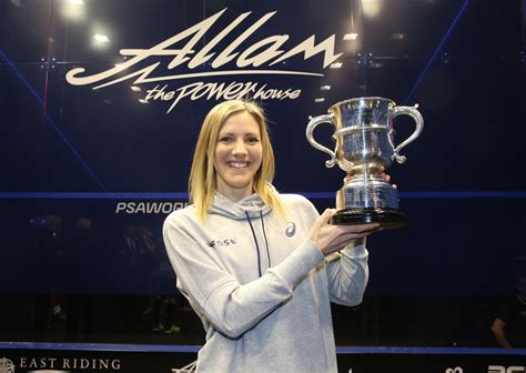 The claret jug is historically known as a nickname for the trophy presented to the winner of the british open part of the 4 major tournaments the actual name is the golf champion trophy. Squash Mad Laura-Massaro-2017-British-Open-Trophy - Squash Mad