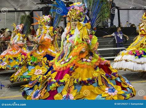 carnival samba dancer brazil editorial photography image of flag celebration 68129257