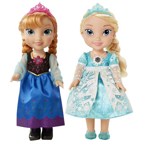 Disney Frozen Singing Sisters Anna And Elsa 2 Pack Of Dolls Walmart
