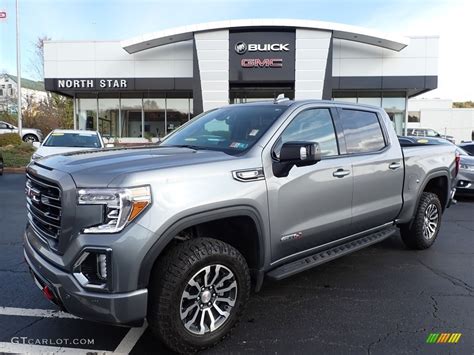 Satin Steel Metallic Gmc Sierra At Crew Cab Wd