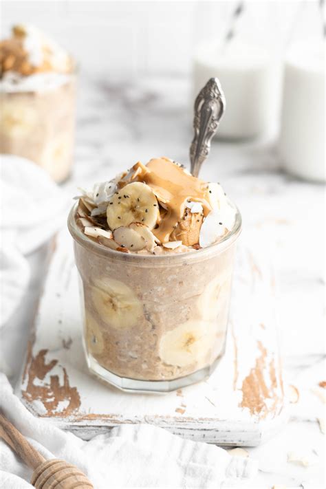 Peanut Butter Banana Overnight Oats Jessica In The Kitchen