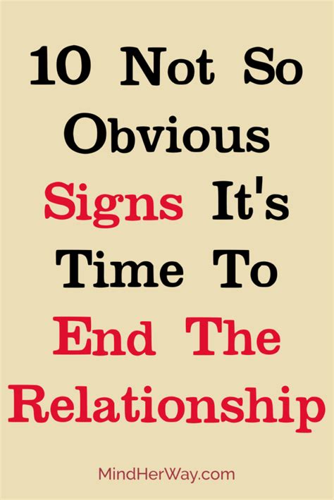 10 Signs It Is Time To Break Up And Move On Mind Her Way