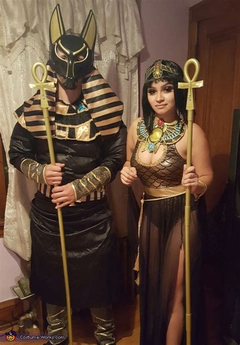 anubis and cleopatra couple s costume unique diy costumes