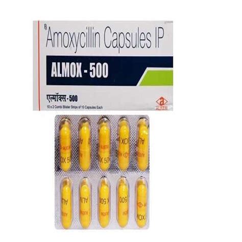 Amoxycillin Capsules Ip 500 Mg At Rs 120 Box Amoxicillin Capsule In