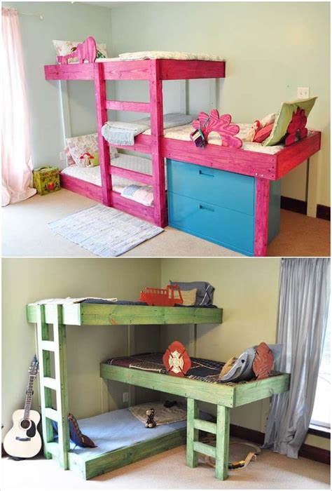 If you find a bed design that fits your needs and style, use it, or you can transform one of the concepts in this gallery into your own design. 15 DIY Kids Bed Designs That Will Turn Bedtime into Fun Time