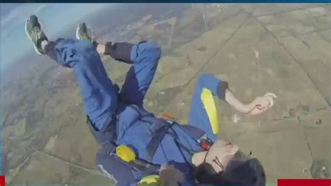 surviving a seizure while skydiving cnn video