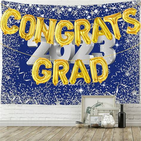 Class Of 2023 Graduation Backdrop Congratulations Congrats With Grad