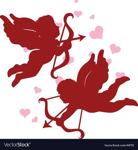 Valentines Day Cupid Royalty Free Vector Image