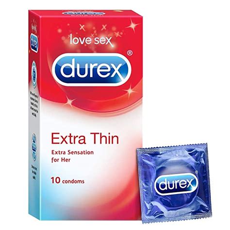 Buy Durex Extra Thin Love Sex Condoms Extra Stimulation For Her 10s