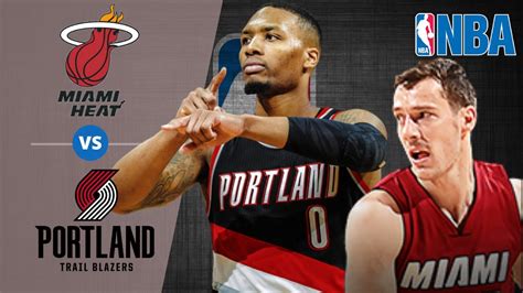 This sunday, the portland trail blazers are hoping to patch up the holes in a defense that has allowed an average of 115.06 points per matchup. Miami Heat vs Portland Trail Blazers - Halftime Game ...