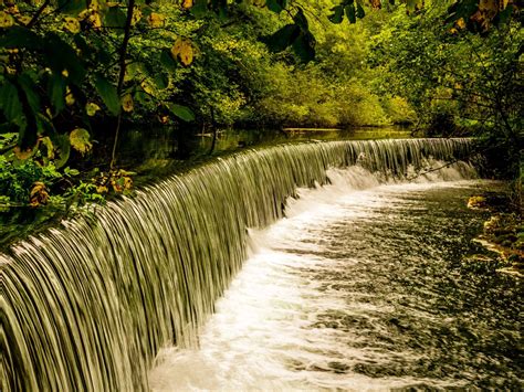 United Kingdom Rivers Waterfalls Derbyshire Nature 412126