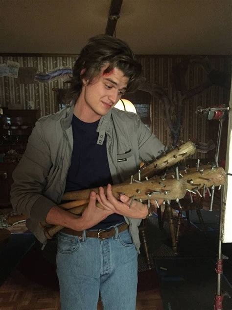 The bat is at the heart of the sport of baseball and is the soul of my art. S T E V E | JoeKeery. | Stranger things steve, Stranger ...