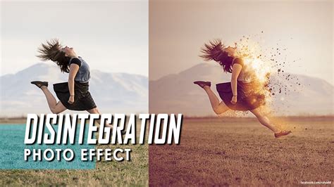 How To Make Disintegration Light Photo Effect In Photoshop Youtube