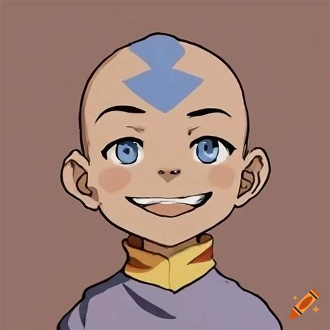 Cute Avatar Aang Illustration