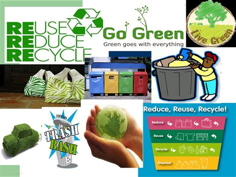 The phrase reduce, reuse, recycle is often used when we talk about how to be more environmentally friendly, how to be greener, how to be ecologically sound and how to live sustainably. Respect-Reduce-Reuse-Recycle: Linda's collage about waste reduction