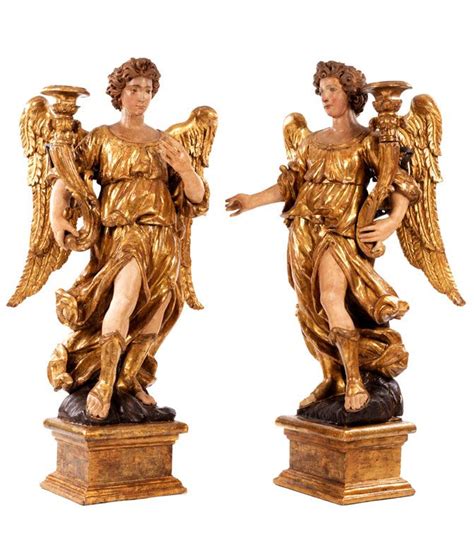 17th Century Italian Angels Rembrandt Gardian Angel Baroque Angel
