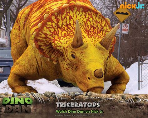 Dino Dan Triceratop Dinosaur Hd Wallpaper Cartoon Wallpapers