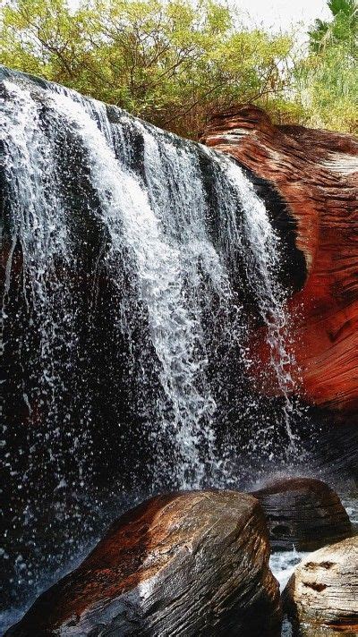 Amazing Nature Waterfall Hd Iphone Wallpaper Queda De água Cachoeira