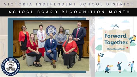 Trustees Honored During School Board Recognition Month Victoria