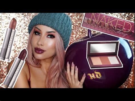 Urban Decay Naked Cherry Full Collection Review Try On Youtube
