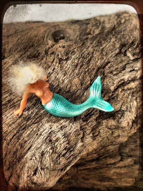 Miniature Mermaid Micro Mermaid Figurine Etsy