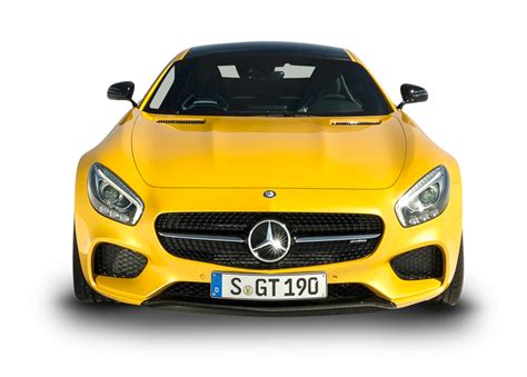 Yellow Mercedes Amg Gt Solarbeam Car Png Image For Free Download