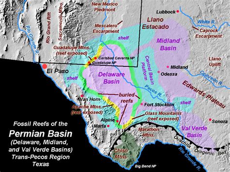 Permian Basin Geology Maps