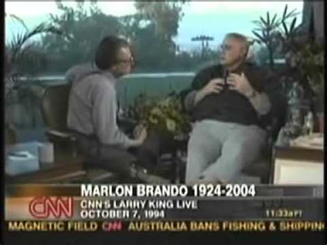 King visited the late actor at his home in los angeles in 1994, a week after having lunch with him. Marlon Brando Dies (Various News Stories) - YouTube